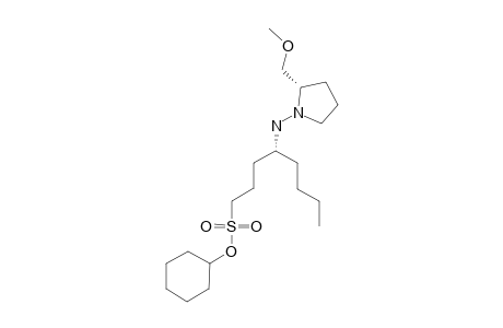 CYCLOHEXYL-(R,S)-4-[2-(METHOXYMETHYL)-PYRROLIDIN-1-YLAMINO]-OCTANE-1-SULFONATE