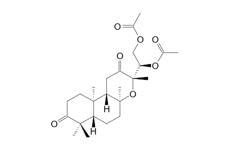 ENT-14(S),15-DIACETOXY-8-ALPHA,13(R)-EPOXYLABDA-3,12-DIONE
