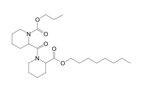 Pipecolylpipecolic acid, N-propoxycarbonyl-, octyl ester