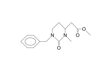 1-Benzyl-3-methyl-4-methoxycarbonylmethyl-3,4,5,6-tetrahydro-2(1H)-pyrimidone