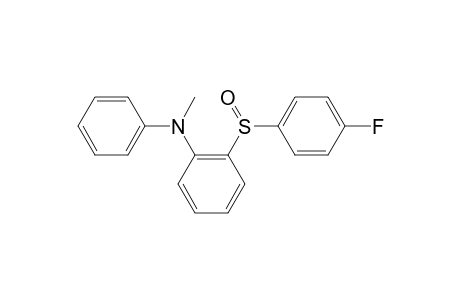 2-([4-Fluorophenyl)sulfinyl]-N-methyl-N-phenylaniline