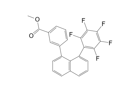 1-PENTAFLUOROPHENYL-8-(3-METHOXYCARBONYLPHENYL)-NAPHTHALENE