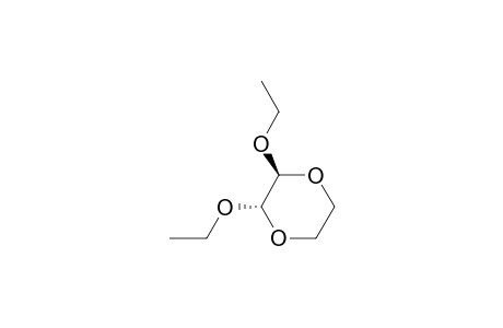 1,4-Dioxane, 2,3-diethoxy-, trans-