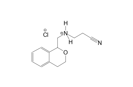 1H-2-benzopyran-1-methanaminium, N-(2-cyanoethyl)-3,4-dihydro-, chloride