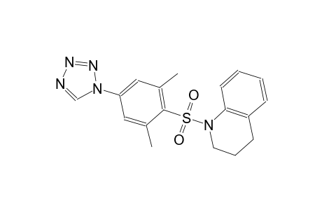 1-{[2,6-dimethyl-4-(1H-tetraazol-1-yl)phenyl]sulfonyl}-1,2,3,4-tetrahydroquinoline