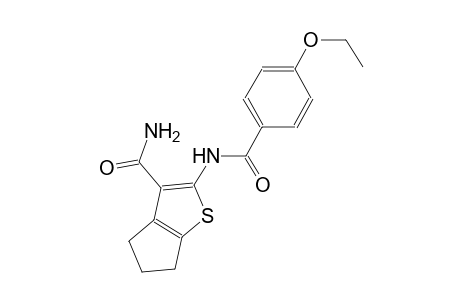 2-[(4-ethoxybenzoyl)amino]-5,6-dihydro-4H-cyclopenta[b]thiophene-3-carboxamide