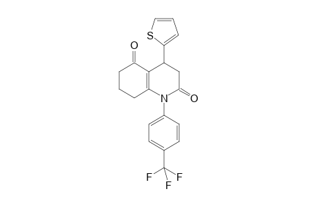 4-(2-Thienyl)-1-[4-(trifluoromethyl)phenyl]-4,6,7,8-tetrahydro-3H-quinoline-2,5-dione