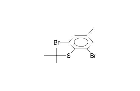 tert-butyl 2,6-dibromo-4-methylphenyl sulphide