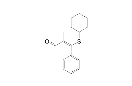 3-(CYCLOHEXYLTHIO)-2-METHYL-3-PHENYL-2-PROPENAL