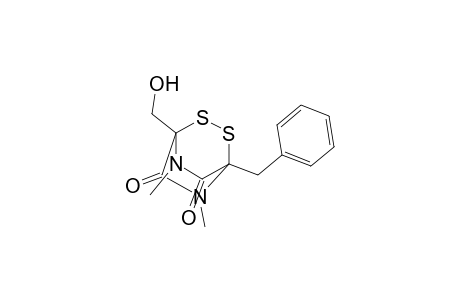 1-Benzyl-4-(hydroxymethyl)-6,8-dimethyl-2,3-dithia-6,8-diazabicyclo[2.2.2]octane-5,7-dione