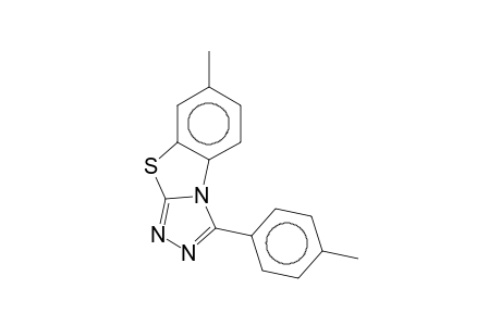 6-Methyl-1-(4-methylphenyl)-[1,2,4]triazolo[3,4-b][1,3]benzothiazole