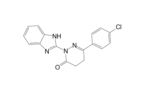 2-(1H-Benzimidazol-2-yl)-6-(4-chlorophenyl)-4,5-dihydro-3(2H)-pyridazinone