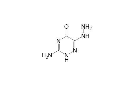 1,2,4-Triazin-5(2H)-one, 3-amino-6-hydrazino-