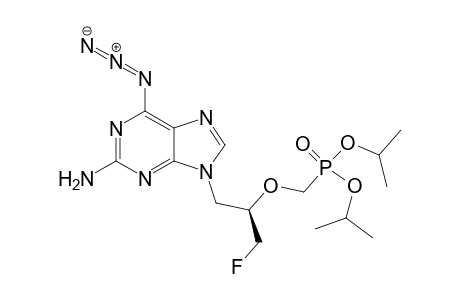 (R)-2-Amino-6-azido-9-[3'-fluoropropyl-2'-(diisopropylphosphonomethoxy)]purine