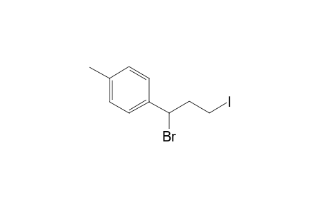 1-Bromo-3-iodo-1-(4-methylphenyl)propane