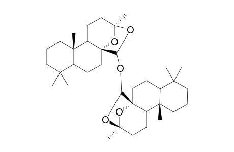 17,17'-oxybis[(17S)-8,13:13,17-diepoxy-14,15-dinorlabdane]