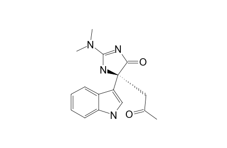 2-dimethylamino-5-(1H-indol-3-yl)-5-(2-oxopropyl)-3H-imidazol-4-one