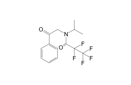 2-(Isopropylamino)acetophenone PFP