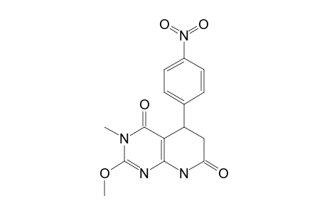 3,4,5,6,7,8-HEXAHYDRO-2-METHOXY-3-METHYL-5-(4-NITROPHENYL)-PYRIDO-[2,3-D]-PYRIMIDINE-4,7-DIONE