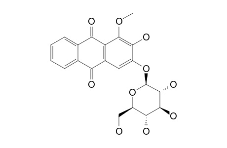 ANTHRAGALLOL-1-METHYLETHER-3-O-BETA-D-GLUCOPYRANOSIDE