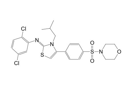 benzenamine, 2,5-dichloro-N-[(2Z)-3-(2-methylpropyl)-4-[4-(4-morpholinylsulfonyl)phenyl]thiazolylidene]-