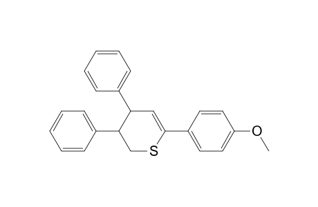 6-(p-Methoxyphenyl)-3,4-diphenyl-3,4-dihydro-2H-thiopyran