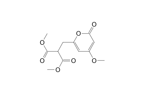 Propanedioic acid, [(4-methoxy-2-oxo-2H-pyran-6-yl)methyl]-, dimethyl ester
