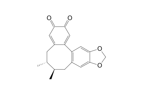 Benzo[3,4]cycloocta[1,2-f][1,3]benzodioxole-2,3-dione, 5,6,7,8-tetrahydro-6,7-dimethyl-, (6R-trans)-