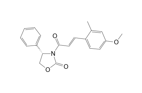 (4S)-3-[(E)-3-(4-methoxy-2-methyl-phenyl)acryloyl]-4-phenyl-oxazolidin-2-one