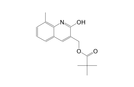 (2-hydroxy-8-methyl-3-quinolinyl)methyl pivalate