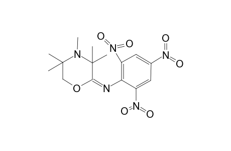 2H-1,4-Oxazinimine, 3,4,5,6-tetrahydro-3,3,4,5,5-pentamethyl-N-(2,4,6-trinitrophenyl)-