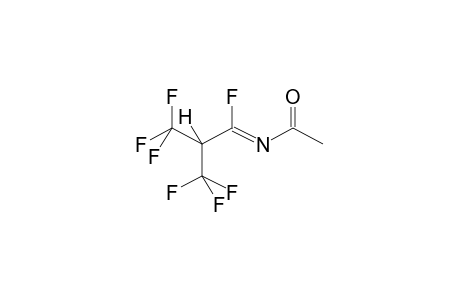 ALPHA-HYDROHEXAFLUOROISOBUTYRIC ACID, N-ACETYLIMIDOYLFLUORIDE