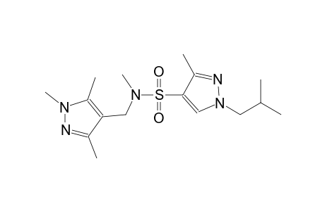 1H-pyrazole-4-sulfonamide, N,3-dimethyl-1-(2-methylpropyl)-N-[(1,3,5-trimethyl-1H-pyrazol-4-yl)methyl]-