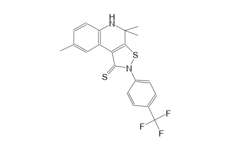 isothiazolo[5,4-c]quinoline-1(2H)-thione, 4,5-dihydro-4,4,8-trimethyl-2-[4-(trifluoromethyl)phenyl]-