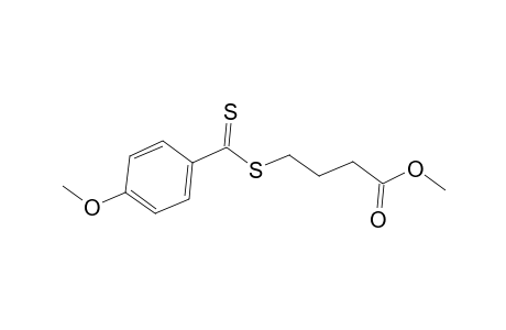 Butanoic acid, 4-[[(4-methoxyphenyl)thioxomethyl]thio]-, methyl ester