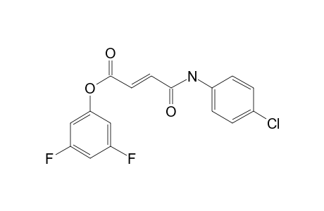 Fumaric acid, monoamide, N-(4-chlorophenyl)-, 3,5-difluorophenyl ester