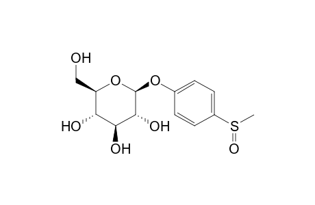 p-(methylsulfinyl)phenyl beta-D-(+)-glucoside