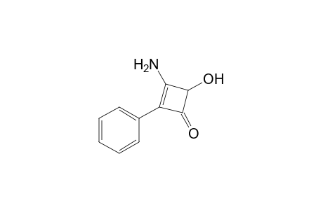 3-Amino-4-hydroxy-2-phenyl-1-cyclobut-2-enone