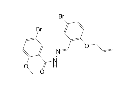 N'-{(E)-[2-(allyloxy)-5-bromophenyl]methylidene}-5-bromo-2-methoxybenzohydrazide
