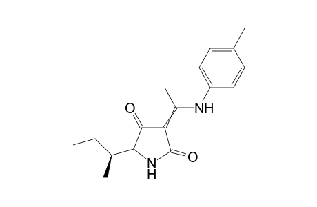 (5RS,6S)-5-sec-Butyl-3-[1-(4-methylphenyl)amino]ethylidene-1H-pyrrolidine-2,4-dione