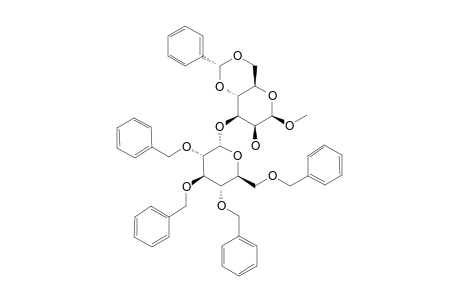 METHYL-4,6-O-BENZYLIDENE-3-O-(2,3,4,6-TETRA-O-BENZYL-ALPHA-D-GLUCOPYRANOSYL)-BETA-D-MANNOPYRANOSIDE