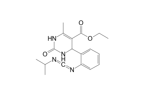 5-Ethoxycarbonyl-6-methyl-4-(2-((isopropylimino)methyleneamino)phenyl)-3,4-dihydropyrimidin-2(1H)-one