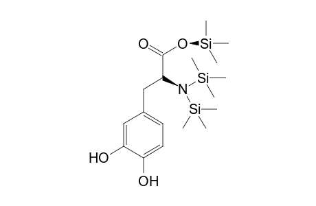 2-Amino-3-(3,4-dihydroxyphenyl)propanoic acid 3TMS