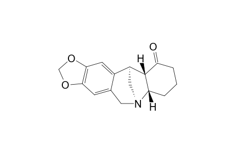 (+-)-5,6a,7,8,9,10,10a,11-ctahydro-6,11-methano-6H-1,3-benzodioxolo[5,6-c][1]benzazaepin-10-one