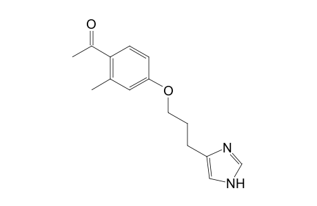 1-(4-(3-(1H-Imidazol-4-yl)propyloxy)-2-(methylphenyl)ethanone