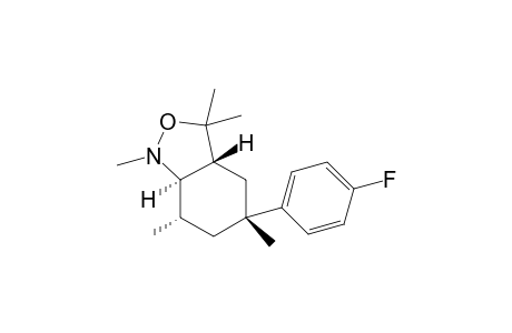 rac-(3aR,5R,7S,7aR)-5-(4-fluorophenyl)-1,3,3,5,7-pentamethyloctahydrobenzo[c]isoxazole