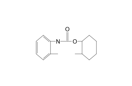 o-methylcarbanilic acid, 2-methylcyclohexyl ester