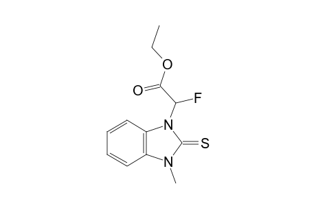 Ethyl 2-fluoro-2-(3-methyl-2-thioxo-2,3-dihydro-1H-benzo [d]imidazol-1-yl)acetate