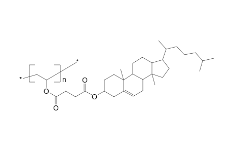 Poly[1-(cholesteryloxysuccinoyloxy)ethylene]