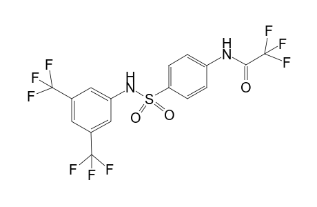Acetamide, 2,2,2-trifluoro-N-[4-[[3,5-di(trifluoromethyl)phenyl]aminosulfonyl]phenyl]-